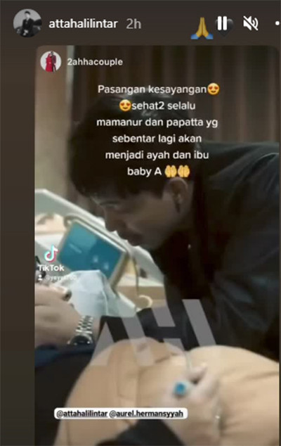 Bayi Aurel Hermansyah Telah Lahir, Atta Halilintar: Allahu Akbar