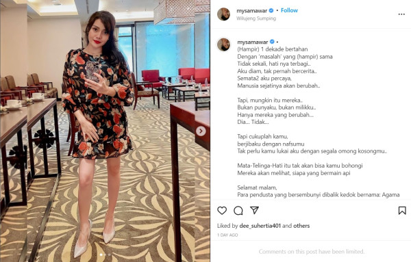 Suami Selingkuh, Mawar AFI: Kukira Kau Rumah, Ternyata Toilet Umum