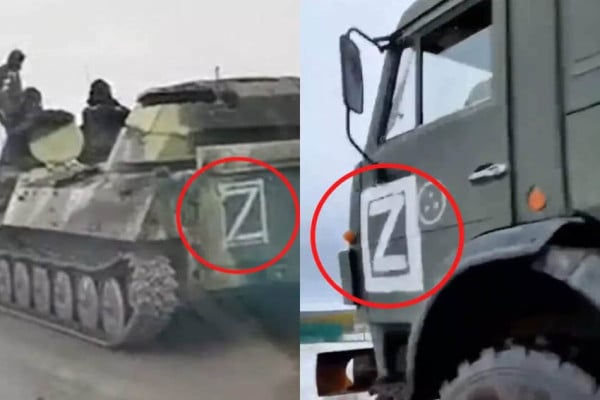 Simbol Misterius di Mesin Perang Rusia, Simpan Arti Rahasia