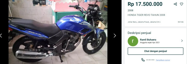 Adu Mahal Motor Bekas Legendaris, Honda Tiger vs Yamaha RX-King