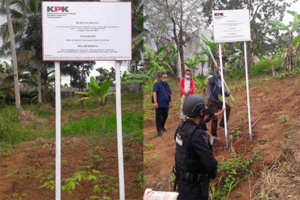 4 Bidang Tanah Milik Adik Eks Bupati Lampung Utara Disita KPK