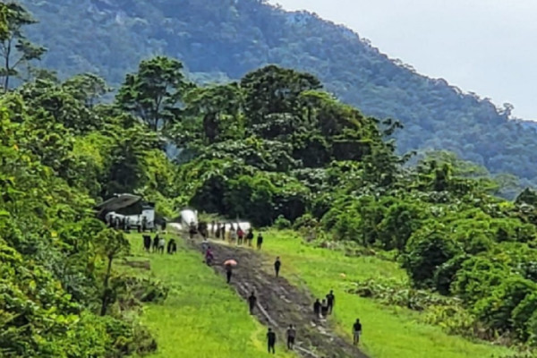 Penampakan Pesawat Pilatus Usai Kecelakaan di Paniai Papua