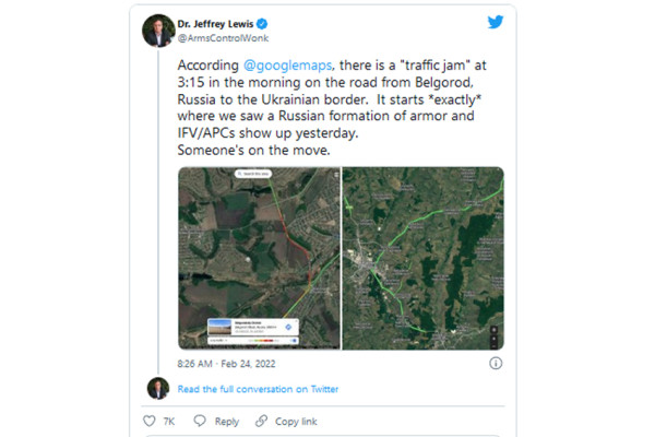 Begini Cara Melihat Invasi Rusia ke Ukraina Pakai Google Maps