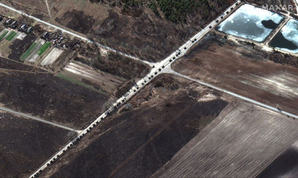 Siapkan Serangan Baru, Konvoi Militer Rusia Mengular 64 Km di Utara Kiev