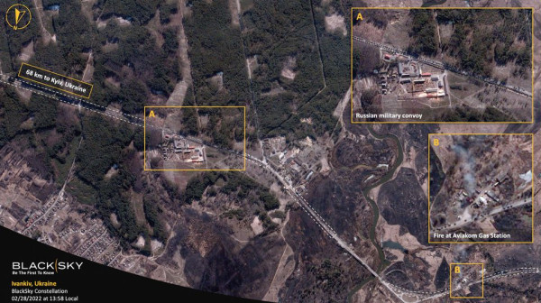 Siapkan Serangan Baru, Konvoi Militer Rusia Mengular 64 Km di Utara Kiev