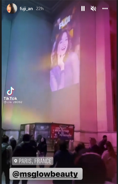 Wajah Fuji Terpampang di Billboard Kota Paris, Tiara Marleen: Tanpa Vanessa Angel Anda Siapa?