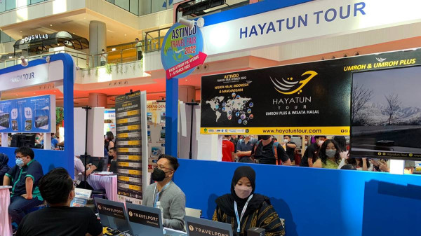 Dukung Industri Pariwisata Bangkit, Hayatun Tour Ramaikan Astindo Travel Fair 2022