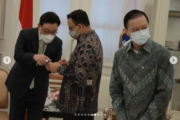 Jamu Dubes Korsel, Anies Paparkan Kemajuan Transportasi Jakarta