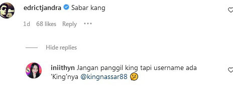 Usai Enggan Dipanggil King, Nassar Malah Ajak Netizen Menjadi King dan Queen