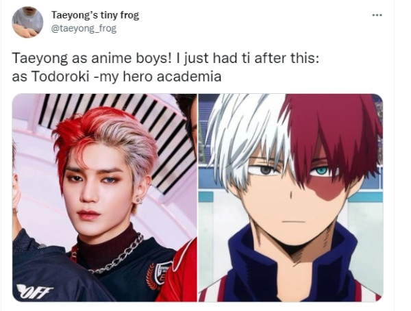 5 Potret Taeyong NCT Mirip Banget dengan Karakter Anime dan Animasi Terkenal