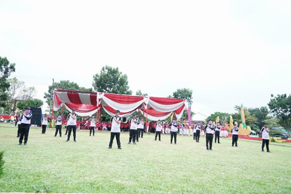 Bupati Winarti: Peningkatan Imun Tubuh Harus dengan Asupan Gizi dan Olahraga yang Cukup