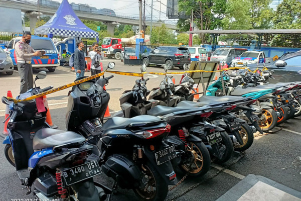 Balapan Liar dan Blokade Jalan Sudirman, 10 Motor Diamankan Polisi