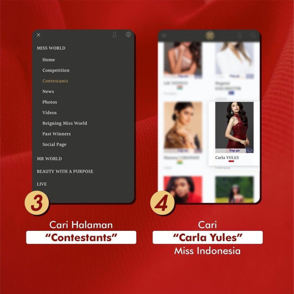 Malam Puncak Miss World 16 Maret, Ini Cara Dukung Miss Indonesia Carla Yules