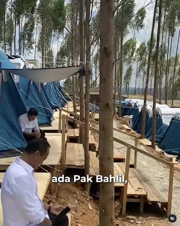 Berkemah di Titik Nol IKN Baru Bersama Jokowi, Erick Thohir Room Tour Tipis-tipis