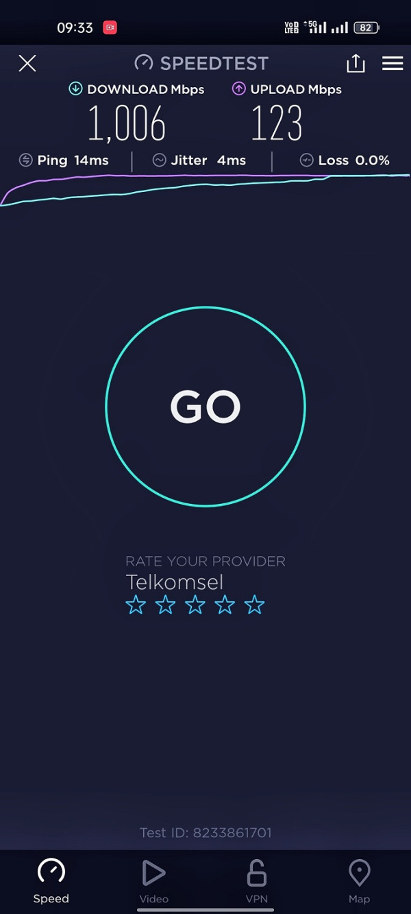 Kecepatan Unduh OPPO Reno7 Z 5G Tembus 1.000 Mbps di Sirkuit Mandalika
