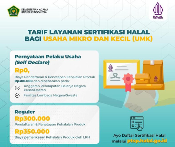 Kejar Target, Kemenag Beri Sertifikasi Halal Gratis untuk UMK