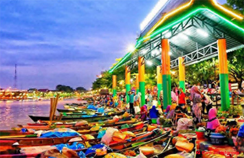 Pasar Terapung Paling Ikonik di Indonesia, Ini Daftarnya