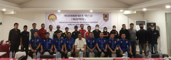 Kembali Pimpin POBSI Kalsel, Mustohir Fokus Cetak Bibit Atlet Berprestasi