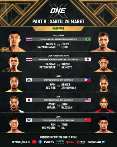 5 Laga Perebutan Juara Dunia Ramaikan Satu Dekade ONE Championship