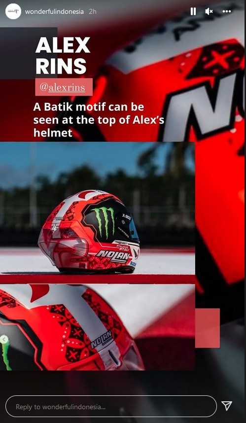 Pakai Helm Bertema Indonesia, 3 Pembalap MotoGP Panen Pujian