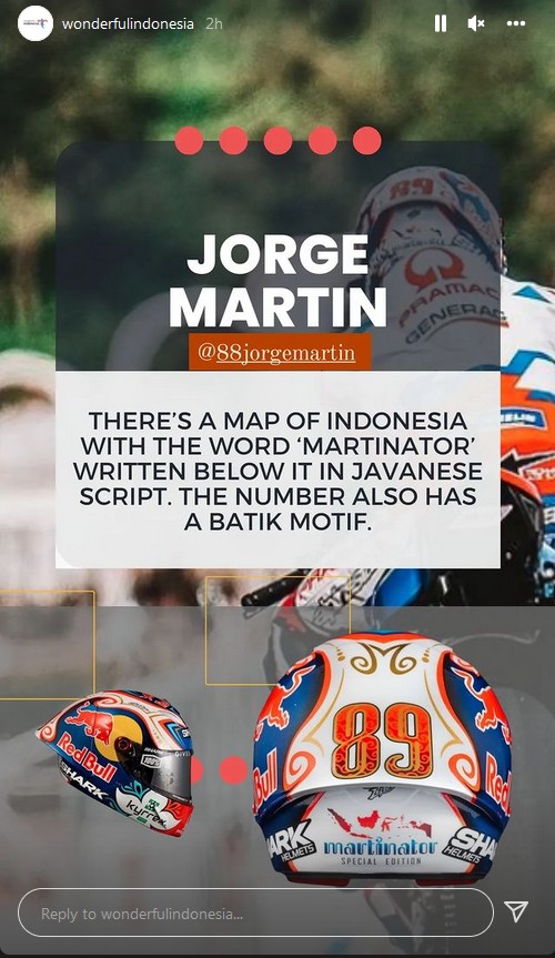Pakai Helm Bertema Indonesia, 3 Pembalap MotoGP Panen Pujian
