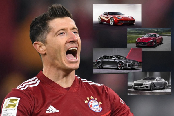 Koleksi Mobil Mewah Lewandowski yang Bikin Ngiler