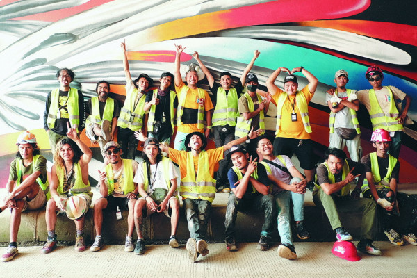 Bangkitkan Semangat Anak Muda Tanah Air Melalui Mandalika Art Tunnel