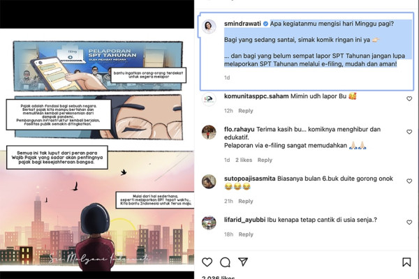 Cara Unik dan Menghibur Sri Mulyani Ajak Lapor SPT Jelang Akhir Maret