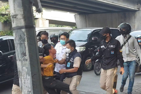 Belasan Pengemis dan Pengamen Terjaring Operasi PMKS di Pluit