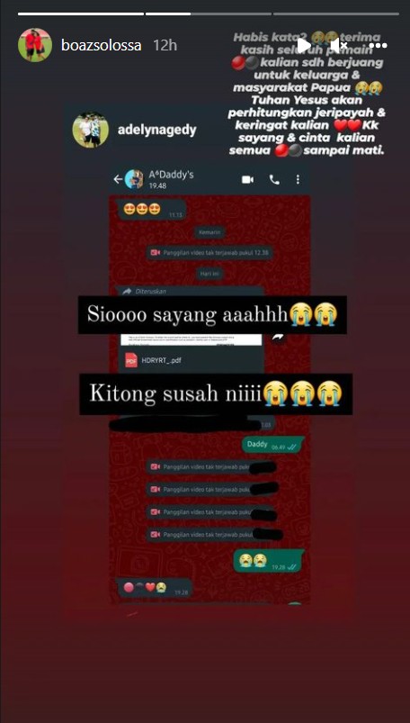 Persipura Turun Kasta ke Liga 2, Boaz Solossa: Kakak Sayang Kalian Sampai Mati!