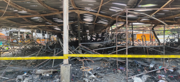 Penampakan Pasar IRTI Monas Usai Dibakar Pria Diduga Penyuka Sesama Jenis