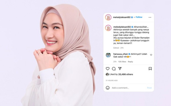Tak Ingin Bikin Penasaran, Ternyata Ini Kejutan Spesial dari Melody eks JKT48!