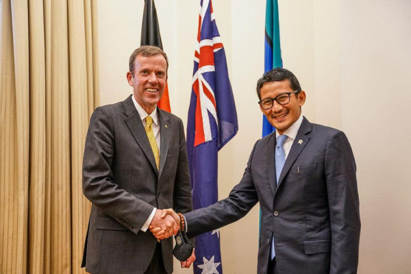 Menparekraf Sandiaga Uno Temui Mendag, Pariwisata & Investasi Australia Promosikan Parekraf RI