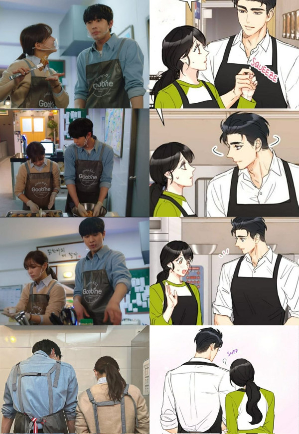 10 Adegan Drama Business Proposal yang Sama Persis dengan Webtoon-nya