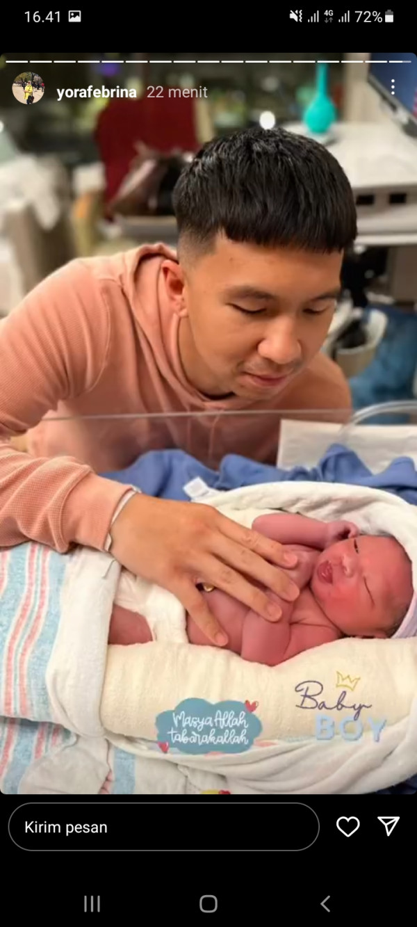 Nikita Willy Melahirkan, Ini Potret Gemas Bayi Laki-lakinya