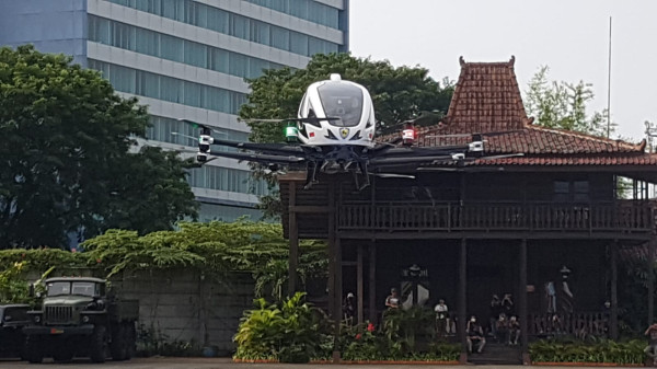 Sukses Terbang di Langit Jakarta, Ehang 216 Langsung Dipesan 100 Unit