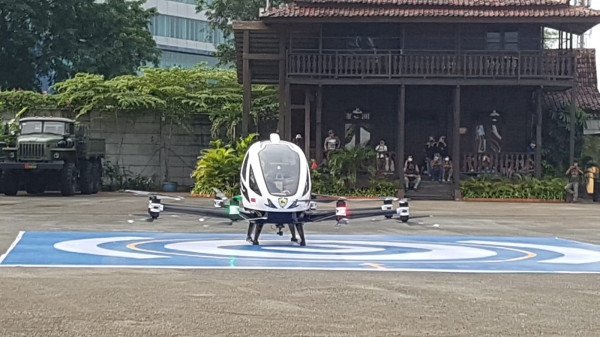 Sukses Terbang di Langit Jakarta, Ehang 216 Langsung Dipesan 100 Unit