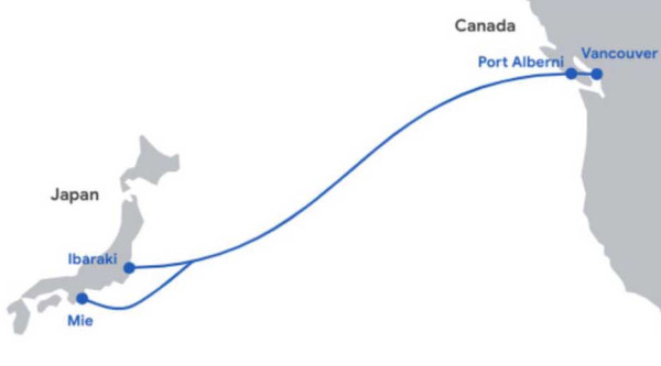 Google Bangun Kabel Optik Bawah Laut di Pasifik, Menghubungkan Vancouver dan Jepang