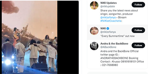 Niki Zefanya Bawakan Sempurna di Ajang Coachella 2022, Persembahan untuk Keluarganya di Indonesia