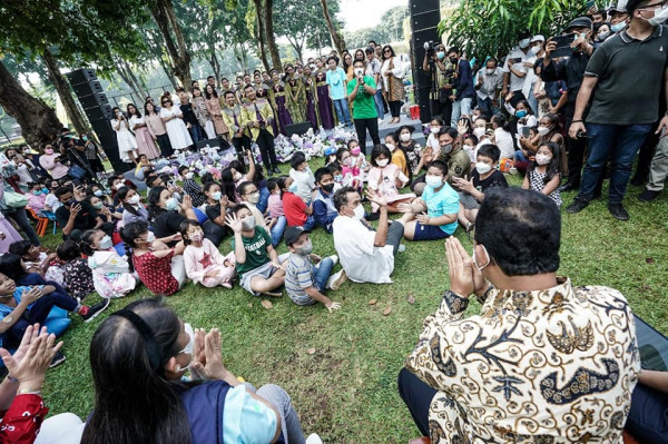 Anies Bagikan Potret Keseruan Festival Telur Paskah, Sejarah Baru di Jakarta