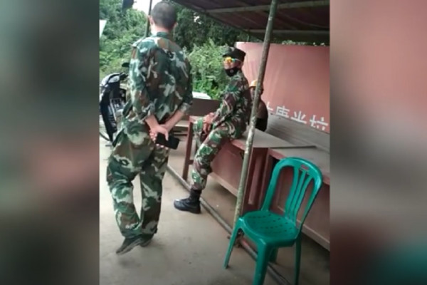 TKA di Nagan Raya Aceh Berpakaian Ala Militer China, Ini Faktanya