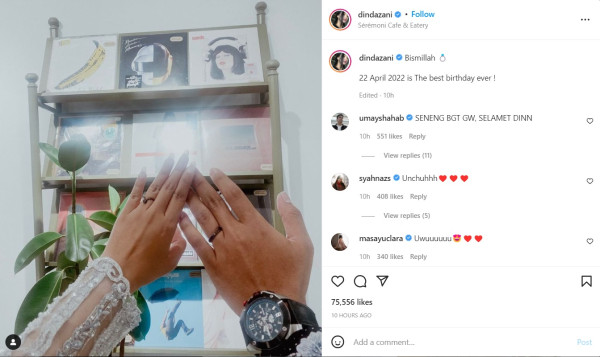 Adinda Azani Dilamar Kekasih, Hubungannya dengan Adhitya Alkatiri Kembali Jadi Sorotan