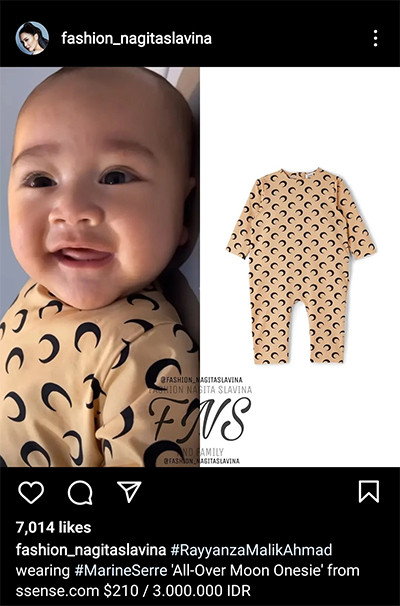Baby Rayyanza Pakai Jumpsuit Rp3 Juta, Netizen Menangis