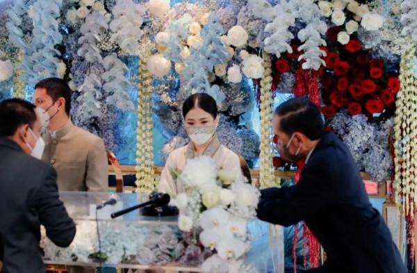Menjadi Saksi Pernikahan Jessica Tanoesoedibjo, HT : Terima Kasih Bapak Jokowi, Ibu Iriana dan Bapak Bamsoet