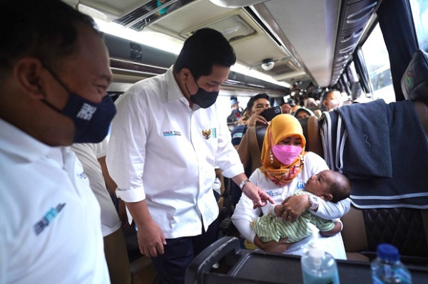 Erick Thohir: 26 BUMN Kompak Antar 40 Ribu Masyarakat Mudik
