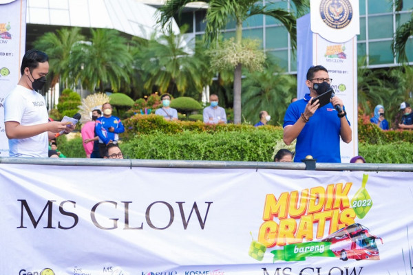 MS Glow dan Juragan 99 Gelar Mudik Gratis ke Pulau Jawa