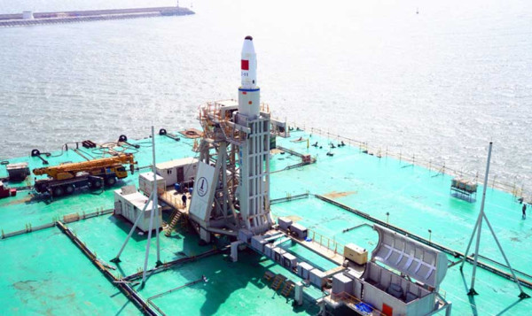 China Luncurkan Roket Long March 11 dari Laut, Sukses Bawa 5 Satelit ke Orbit