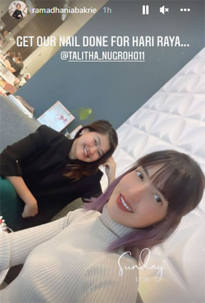Nia Ramadhani Rayakan Lebaran di Amerika, Bingung Pilih Kuteks