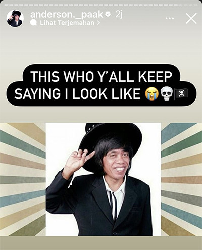 Anderson Paak Bereaksi Tak Terduga usai Disebut Mirip Pak Tarno karena Tampilannya di Met Gala