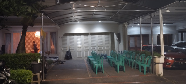 Suasana Rumah Duka Mieke Wijaya Masih Sepi Pelayat